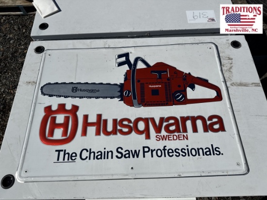 Husqvarna Advertising Sign 28"x20”