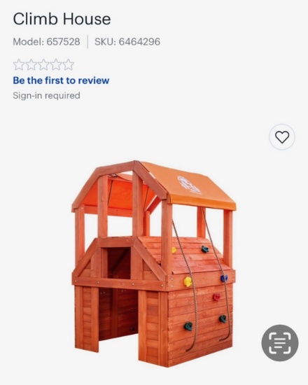 New Little Tikes Real Wood Adventure Climb House