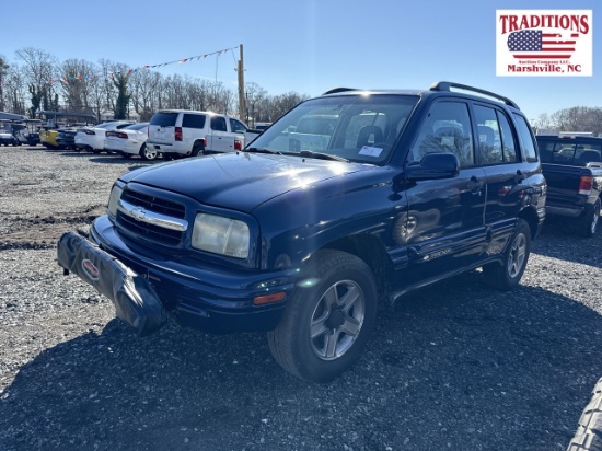 2003 Chevrolet Tracker 4x4 VIN 9019