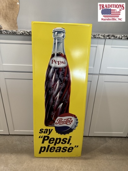18"x48" Pepsi Advertising Sign