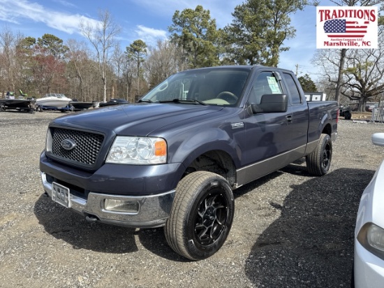 2005 Ford F150 VIN 2777 SALVAGE TITLE