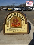 Stroh Beer Plastic Light Up Sign 18