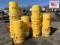 (29) Yellow Trash Cans