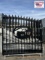 14ft Wrought Iron Bi-Parting Gates - Cow Scene