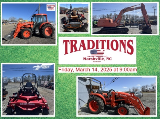 Traditions Auction Company LLC Equipment