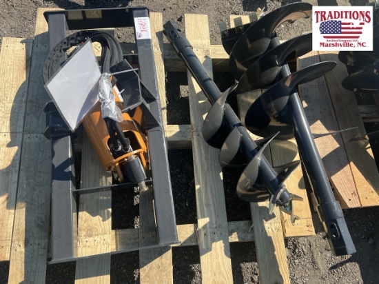 Skidsteer Auger Drive & Bit (Bit Size:12" & 18")