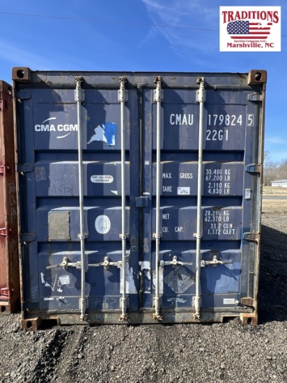 20ft x 8ft x 8ft Shipping Container