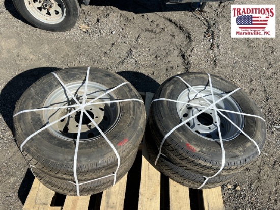 (4) NEW 225x75R15