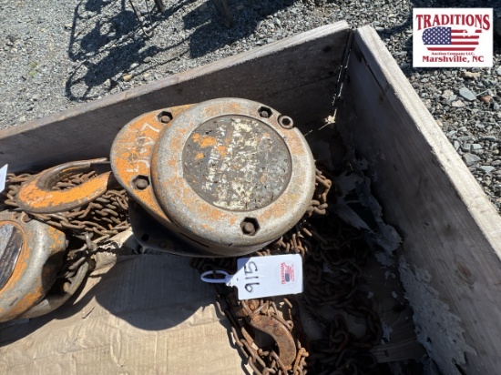 Harrington 1 Ton Chain Hoist