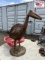 2ft Wood Carved Pelican