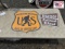 2 Metal Sasquatch Signs