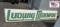 10ftx2ft Ludwig Monroe Metal Sign w Wood Back