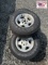 Set of 5 Factory Jeep Wheels with Tires