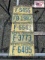 Lot of 5 1972 NC Tags