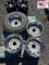 Set of 4- 6 Lug Steel Wheels with 1 Tire