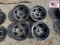Lot of 4 Golf Cart Wheels
