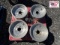 Set of 4- 5 Lug Aluminum Wheels w Center Caps