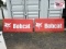 2 Bobcat Plastic Sign Inserts 100x45