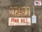 Pink Hill NC Town Tag & 1977 NC Dealer Tag