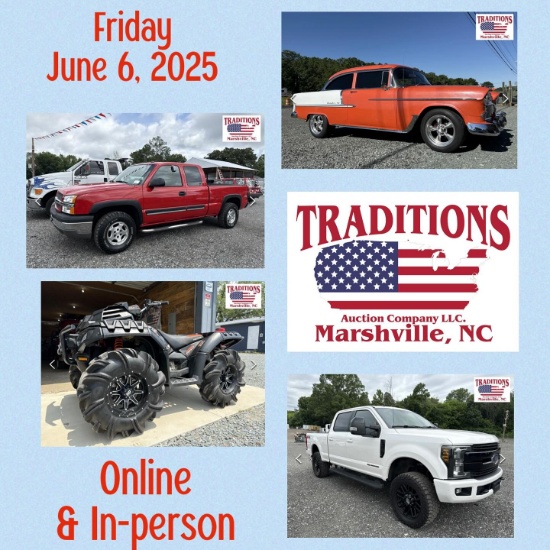 Traditions Auction Co LLC Auto/ATV June 6, 2025
