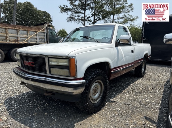 1990 GMC 1500 4x4 VIN 3463