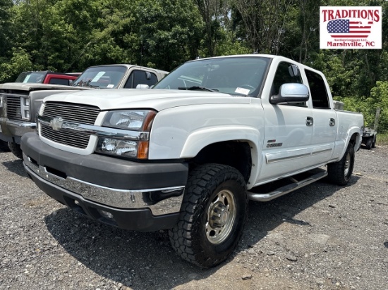 2004 Chevrolet 2500 Duramax Diesel 4x4 VIN 9095