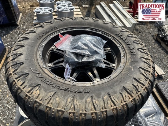 Fuel Wheels & 4 Golf Cart Wheels