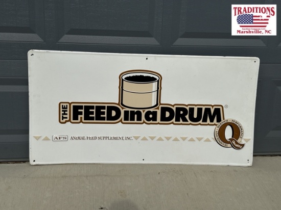 4x2 AFS Feed in a Drum Advertisement Sign