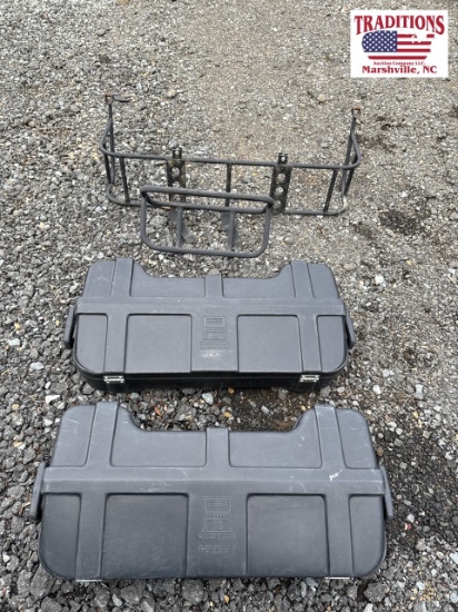 2 Quad Trunk Boxes & 2 ATV Racks