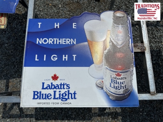 Labatt’s Blue Light Advertising Sign 22x20