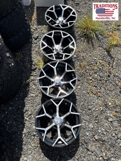 4 Denago Golf Cart Wheels