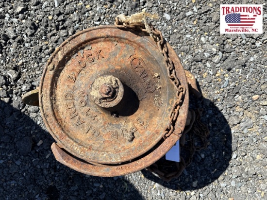 2 Ton Yale Spur Geared Block Chain Hoist