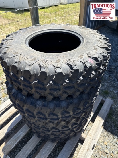 Set of 4 Trac Force 30x9R14 SXS Tires