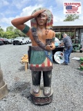 7ft Cigar Indian Statue