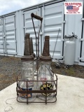 Oil Bottles w Rack