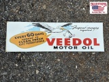 48x15 Veedol Motor Oil Sign