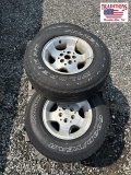 Set of 5 Factory Jeep Wheels with Tires