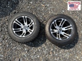 Set of 2 Icon Golf Cart Wheels & Tires