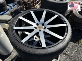 Set of 4 Luxx Alloys 5 Lug Wheels w Tires