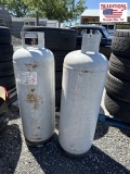 2 100lbs Propane Tanks - Empty