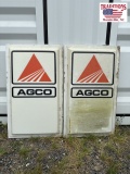2 AGCO Plastic Sign Inserts 27x45