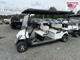 White Limo Golf Cart