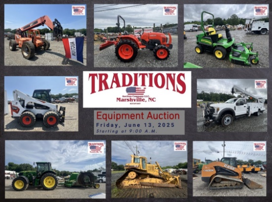 Traditions Auction Co LLC Equipment June 13, 2025