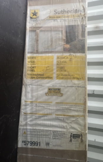 Non Insulated White 8x7 Roll-up Door