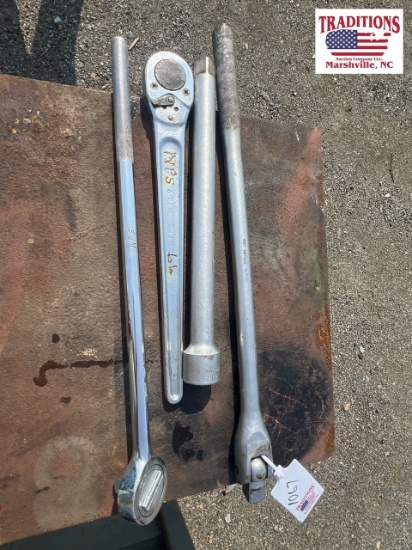 2 3/4" Ratchets and 1" Pull Bar with Extension