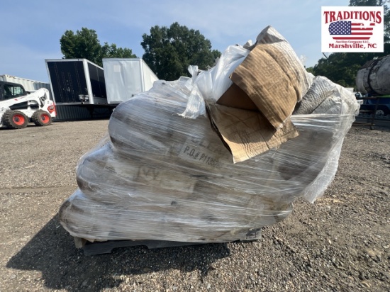 14 Rolls 24x500 Clear Plastic