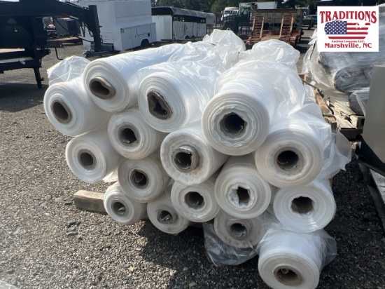 16 Rolls 70x24x40 Clear Plastic Bags