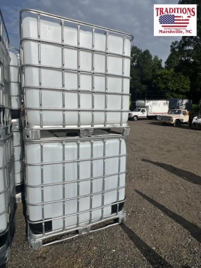 Pair of 250 Gallon Poly Tanks