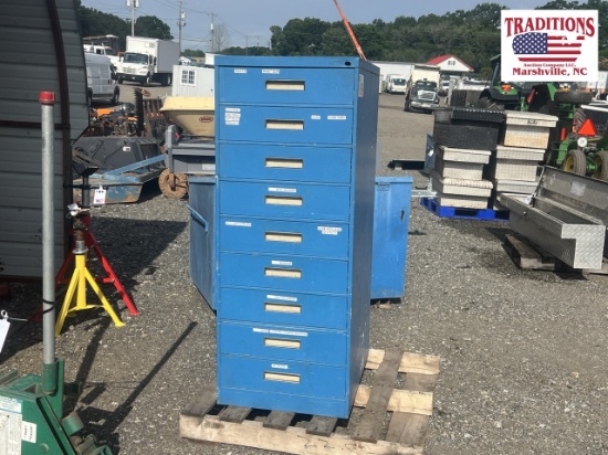Blue Metal Shop Box