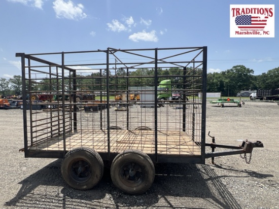 1972 Livestock 6X10 Trailer VIN1708